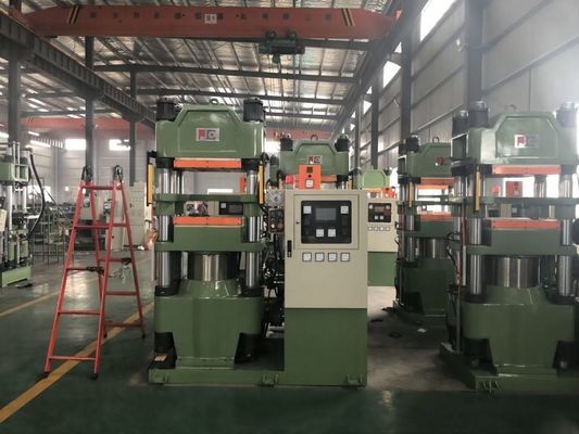 Brake Pad Hot Press Machine with Slide Track 1000 Sets/Year and Customized Clamping Force