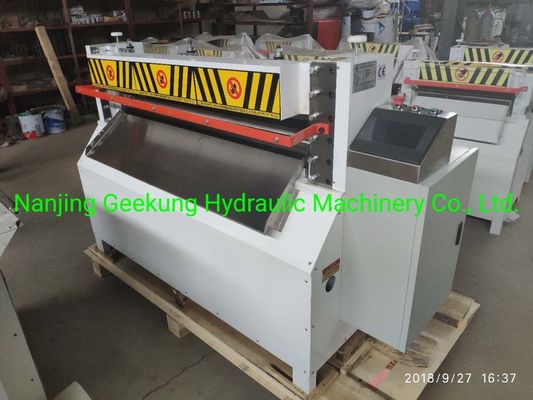 Rubber Slicing Machine with PLC Control and HMI Operation