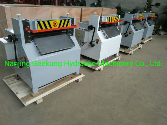 Rubber Slicing Machine with PLC Control and HMI Operation