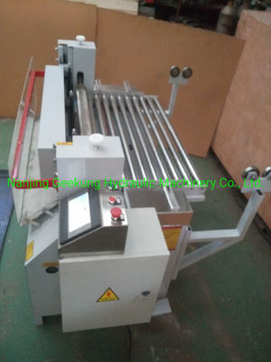 Rubber Slicing Machine with PLC Control and HMI Operation