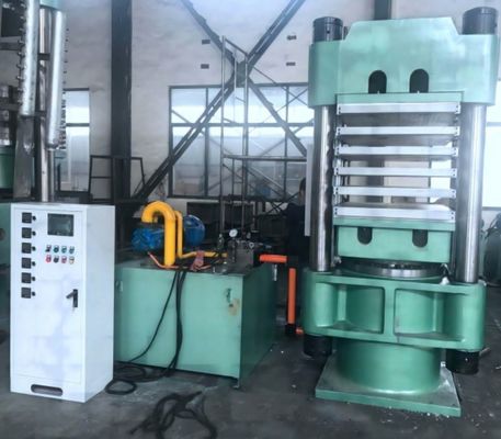 Customized Clamping Force Rubber Flooring Tile Mat Paver Brick Making Machine Vulcanizer