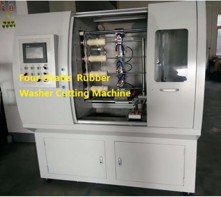 Horizontal CNC Rubber Gasket Cutting Machine with Single Mandrel 1000 Sets/Year Output
