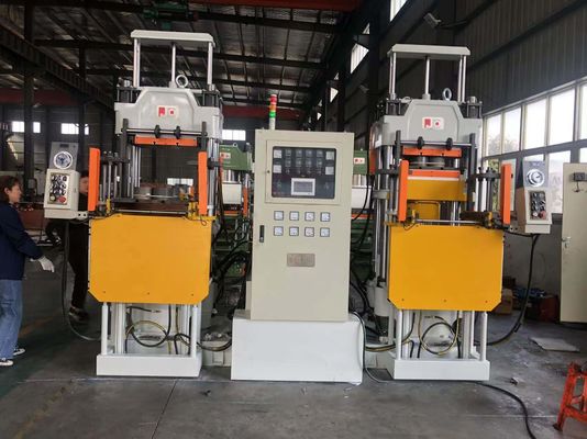 Automatic Rubber&amp;Silicone Molding Compression Plate Heat Hydraulic Press Vulcanizer Machine Made in China