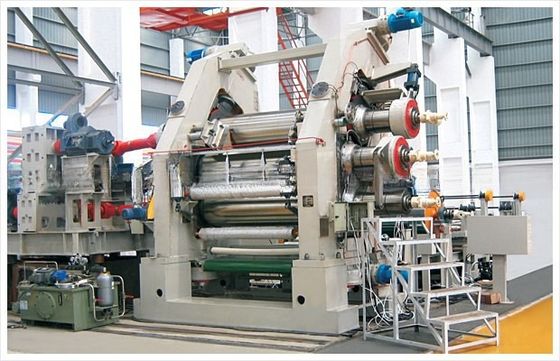75KW Three Roller Rubber Calender Machine for Rubber Coating and Sheet Manufacturing