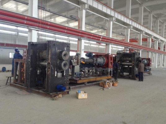 45000 PLC Two 2 4 Roll Rubber Conveyor Belt Calendering Machine with Competitive