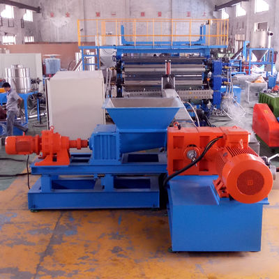 Dispersion kneader&amp;Single screw extruder Line for EVA/PVC/ABS/PE/PP/POE/TPO/EPDM sheet