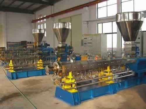 High Quality Parallel Co- Rotating Twin Screw Extruder for PE/PP/ABS/PC/EVA/PET/color masterbatch and coca3