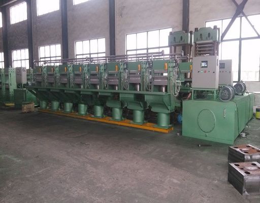 8110x1560x2080 mm Hydraulic Rubber Sole Molding Press Machine for Manufacturing Plant