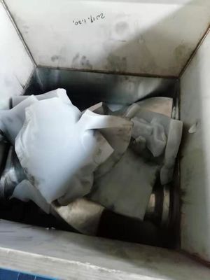 Double-shaft forced feed rubber strainer/extruder