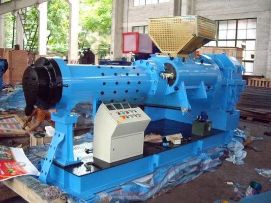 hot feed and cold feed pin barrel rubber epdm extrusion machine with degassing system