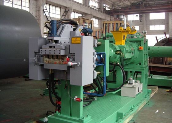 Rubber Extruder working with Calendar Machine