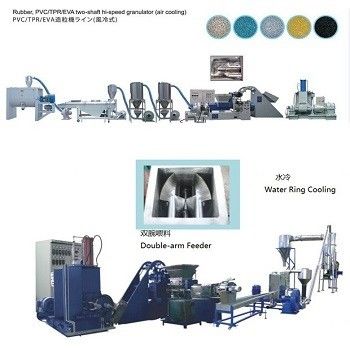 Performance 45KW Single Screw Extruder for CPE Rubber/Sulphur Masterbatch Pelletizing
