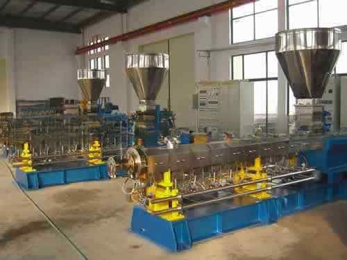 Co- Rotating Twin Screw plastic compounder extruder machine for TPR/TPE/TPV/TPU Elastomer