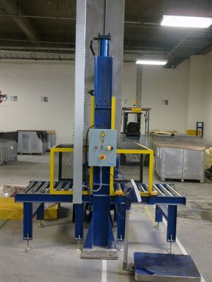 Table Type Rubber Cutter Hydraulic Single Blade Rubber Bale Cutter with 800 KG Weight