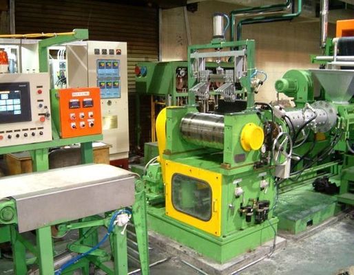 small cold feed epdm rubber hose strainer extruder machine