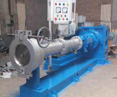 small cold feed epdm rubber hose strainer extruder machine