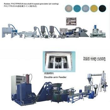 Single Screw HDPE Extruder Pelletizing and Granulation Machine Line with 480V Voltage