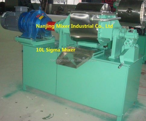 Double Blade Type Sigma Kneader Lab Size Extruder Mixture Machine with Tilt Discharge
