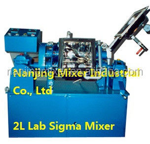 Double Blade Type Sigma Kneader Lab Size Extruder Mixture Machine with Tilt Discharge