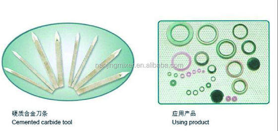 220V Vacuum Automatic Rubber Cup Outsole Cutting Machine with Cup Seal Angle 0-90 Degrees