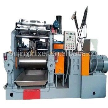 two roll open milling plastic mixer/rubber mixing mill xk-450