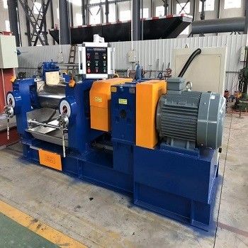 Video Technical Support Plastic Silicone Mixing Machine for Laboratory Granule Process Two Rolls Rubber Open