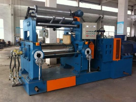Video Technical Support Plastic Silicone Mixing Machine for Laboratory Granule Process Two Rolls Rubber Open