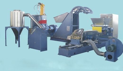 Speed Pvc Compounding Line with 740 r/m Motor Speed and Electric Nip Regulating Mode