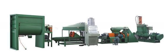 Speed Pvc Compounding Line with 740 r/m Motor Speed and Electric Nip Regulating Mode