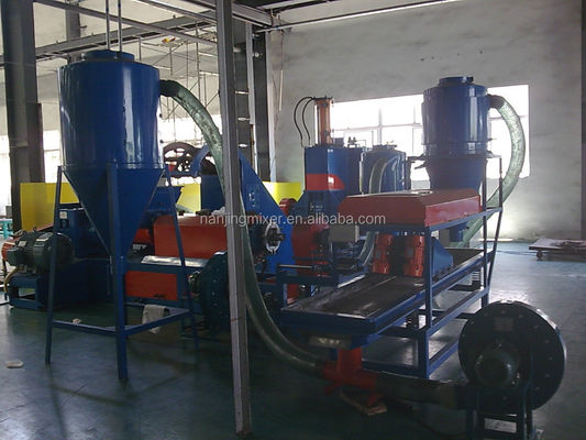 Speed Pvc Compounding Line with 740 r/m Motor Speed and Electric Nip Regulating Mode