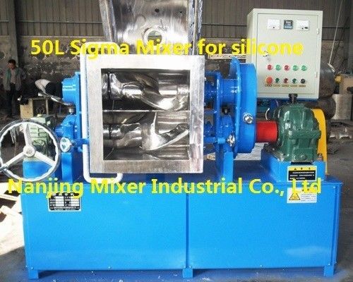 Horizontal Electric Heating Vacuum Double Sigma Z paddle Blades Silicone Sealant/BMC/Rubber Kneader and Mixing  with Screw
