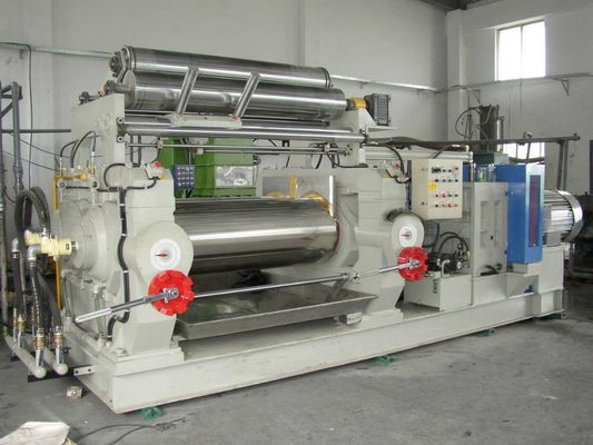 lab two roller open mixing mill with stock blender machine/mixer for pvc