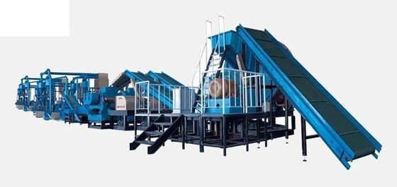 Tire Recycling Machine Used Tire Shredder Fertilizer Granule Machine with 132kW Power