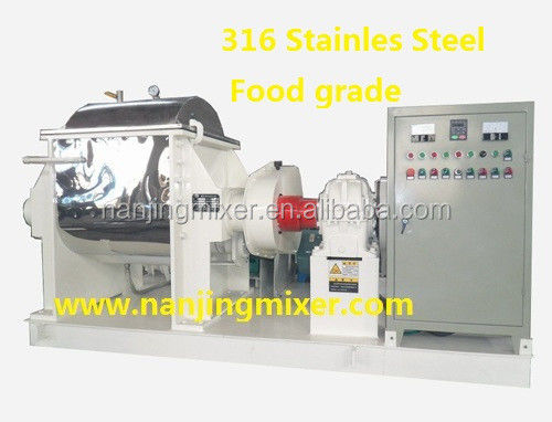 1000 l z arm type sigma kneader and mixer for hotmelt and soap/	 mezclador sigma termico