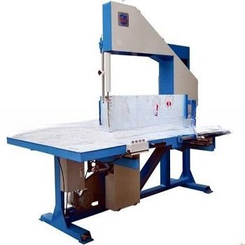 Video Technical Support Nanjing Vertical Foam Cutting Saw for Sponge Foam 850KG Weight