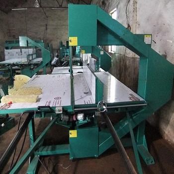 Video Technical Support Nanjing Vertical Foam Cutting Saw for Sponge Foam 850KG Weight