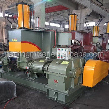 silicone and masterbatch rubber complete dispersion kneader processing line with dust collector