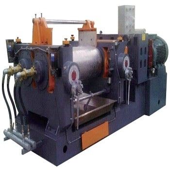 4490x1700 X1750mm Two Roll Open Mill Rubber Mixer Machine with Stock Blender at Local Voltage