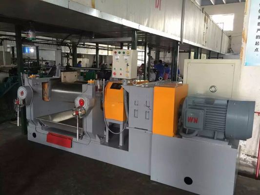 400 mm Diameter 9 Inch Double Two Roll Rubber Open Mixing Mill Machine with 38 Reduction Ratio