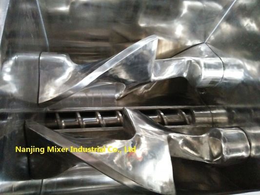 High Power 45 kW Double Z Blade Sigma Kneader 4000L Screw Extruding Vacuum Sigma Mixer
