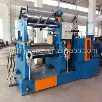 high quality automatic  two roller open rubber compound mixing mill machine with feeder with cheap price