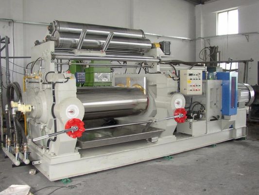 high quality automatic  two roller open rubber compound mixing mill machine with feeder with cheap price