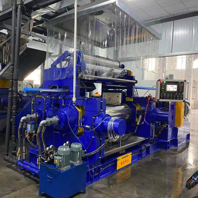 55kW Hydraulic Open Mixing Mill 557x190x175cm for Production Needs