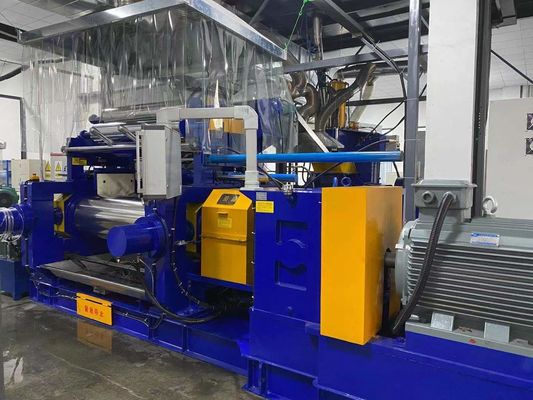 55kW Hydraulic Open Mixing Mill 557x190x175cm for Production Needs