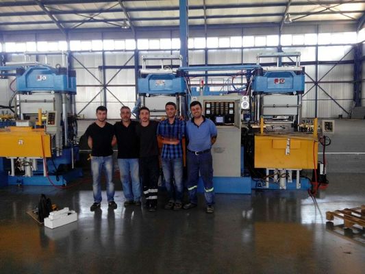 15KW Rubber Vacuum Compression Molding Press for 13000 KG Large Scale Production