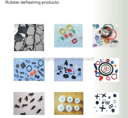 Rubber and plastic parts deburring and deflashing Machine