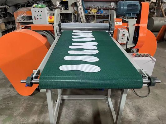 EVA Foam Splitting Machine for shoes industry with Automatic Feeder System
