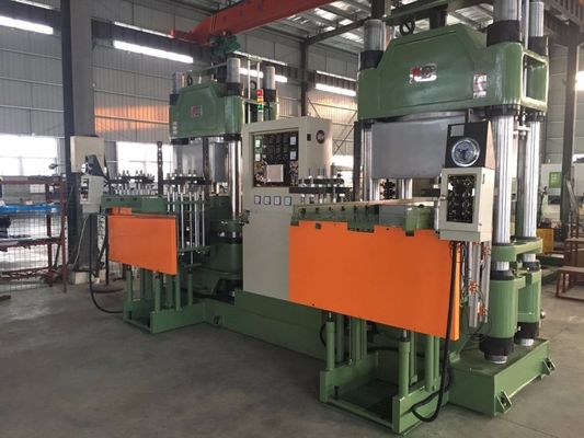 small vacuum automatic rubber silicone compressing moulding press machine/mold multi press machine with 2 press piston set