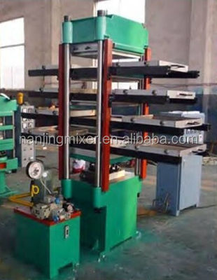Hot hydraulic press platen machine